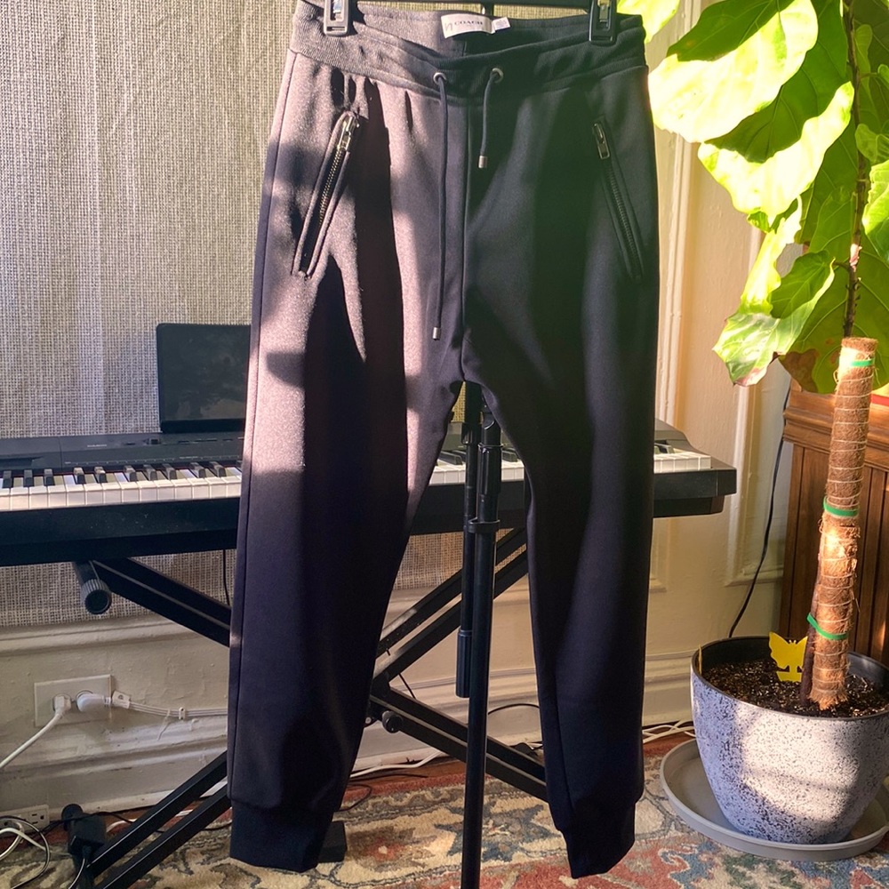 Coach black joggers